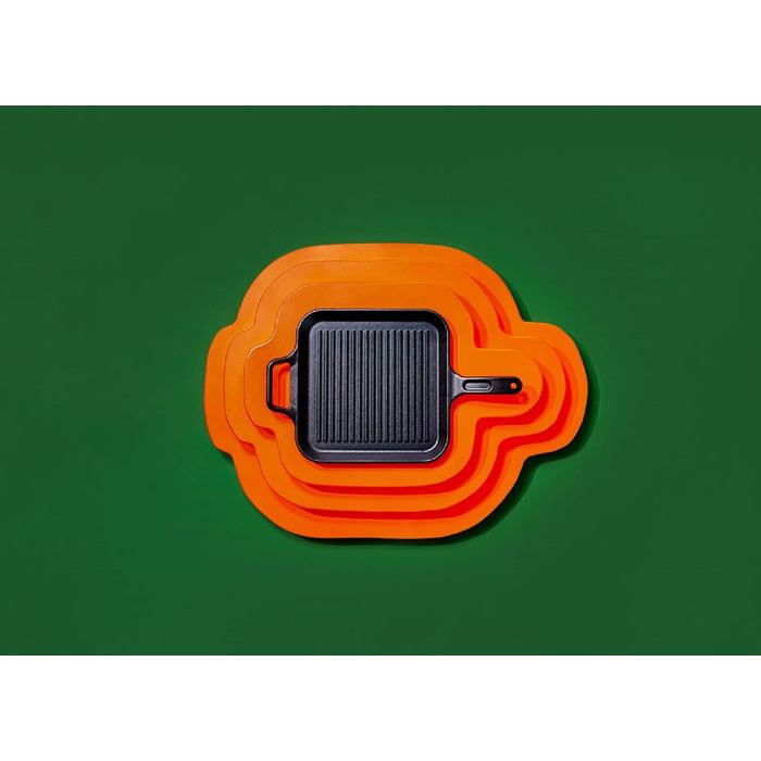 Сковорода-гриль Lodge P12SGR3 12 дюймів з чавуну, для приготування на грилі