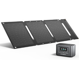 Портативна електростанція AFERIY 145W з акумулятором LiFePO4 99.2Wh (31000mAh), 3 порти, захист 6-в-1, сонячний генератор 100W для кемпінгу, подорожей та надзвичайних ситуацій