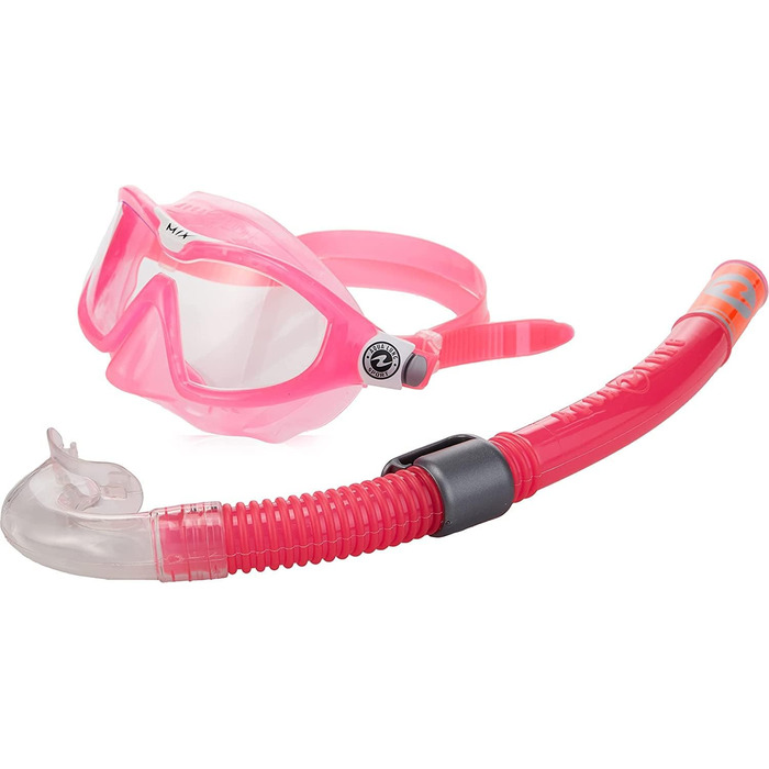 Дитячий комплект для підводного плавання Aqualung Sport (Один розмір підходить всім, рожевий, комплект з перетинчастими крилами)