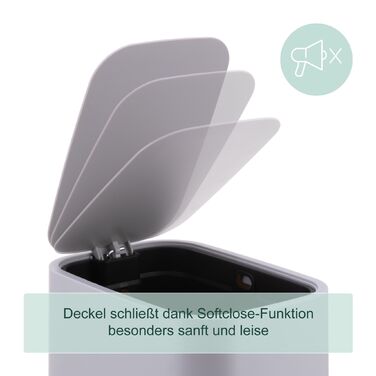 Відро для сміття Relaxdays, 7 літрів