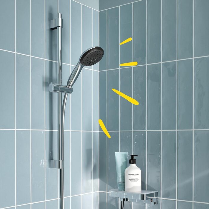 Набір душової кабіни GROHE Vitalio 110, 60 см, хром, 14 л/хв, 2 струмені