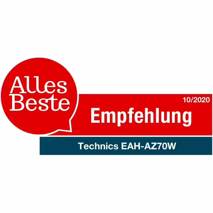 Навушники Technics EAH-AZ70WE-S бездротові, внутрішньоканальні, преміум-клас, шумозаглушення, голосове керування, сріблясті