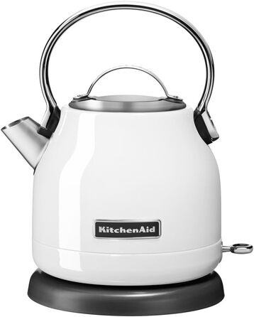 Електричний чайник KitchenAid 5KEK1222, 1.25 л, білий, класичний дизайн