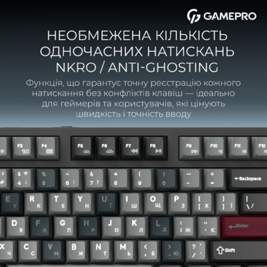 Бездротова механічна клавіатура GamePro Asgard Ragnar (MK285BK)