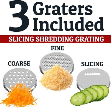 Набір міксерів PriorityChef з нержавіючої сталі з кришками, 3 насадки-терки, герметичні кришки, силіконова антиковзаюча основа, великі кухонні миски для приготування їжі, зелений (сірий)