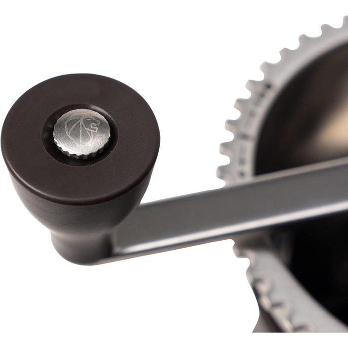 Кавомолка Peugeot Kronos - ручна, з регульованим сталевим жорном, 19 см, шоколадно-коричнева