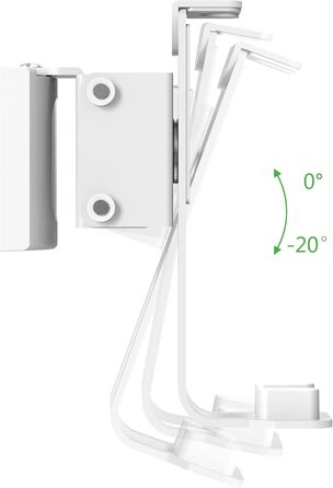 Підставка для SONOS ONE та Play:1 Conecto CC50596-2 (2 шт.) - білий, з кабелеуправлінням, 71.6 см, до 3 кг
