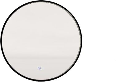 Дзеркало для ванної кімнати RELAX4LIFE круглої форми з підсвічуванням, 60 см, з сенсорним вимикачем та функцією пам'яті, LED, антизапар, 3 кольори світла, регулювання яскравості, енергозберігаюче