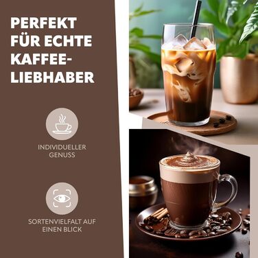 Підставка для капсул Tassimo Eluno, органайзер для 64 капсул, поворотний на 360°, чорний