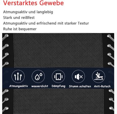 Розкладний шезлонг для саду та відпочинку на природі - Gartenliege, 200 кг, чорний