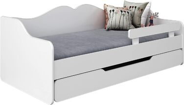 Дитяче ліжко з 2 лежачими поверхнями та 2 матрацами DOPELLBETT160x80 White - для дівчаток та хлопчиків МОЛОДІЖНЕ ЛІЖКО KOSTELNOS Судноплавство