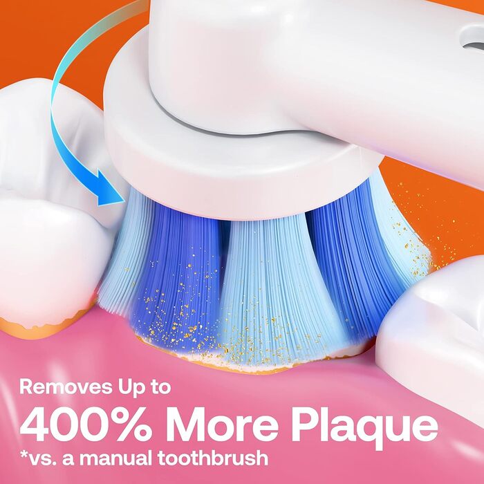 Електрична зубна щітка Bitvae R2, 8 насадок на 2 роки, 5 режимів для дорослих та дітей, захист ясен, чорний