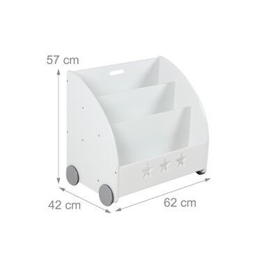 Дитяча мобільна полиця Relaxdays