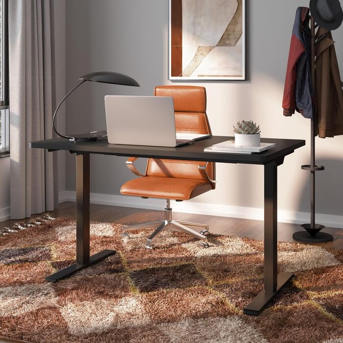 Регульований стіл Sanodesk 160x80 см, білий + ahron, електричний, ергономічний, з подвійним мотором