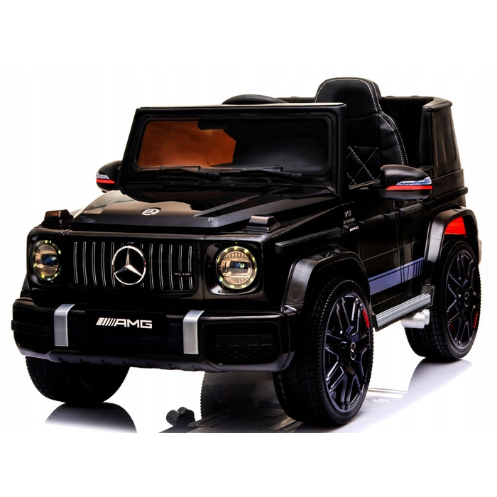 Дитячий електромобіль Mercedes G63 з шкіряним сидінням та пультом керування