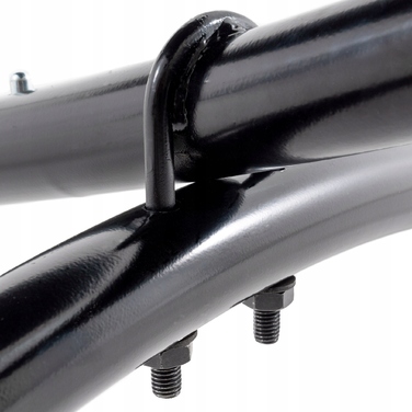 Гамак зі стійкою Di Volio, чорний, навантаження до 120 кг, 280 x 100 см