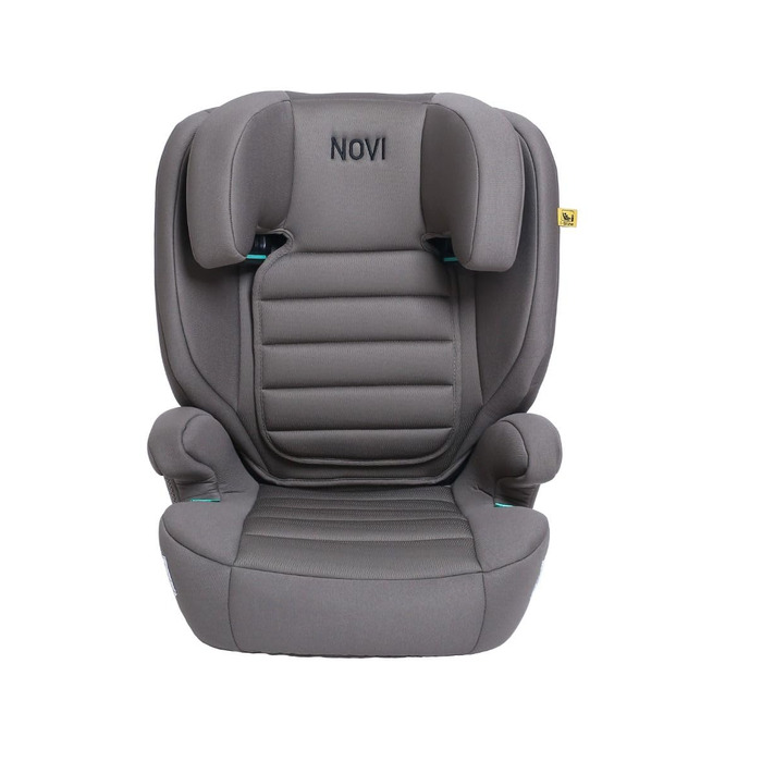 Дитяче крісло/автокрісло Novi Baby James Premium i-Size, від 3,5 до 12 років, регулюється до бустера, регульований по висоті підголівник, знімна спинка, з підлокітниками, темно-коричневий