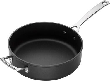 Сковорода LE CREUSET з антипригарним покриттям, діаметр 28 см, без PFOA, для всіх типів плит (включаючи індукційні), антрацит/срібло, без кришки