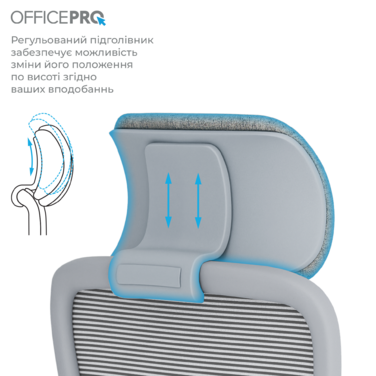 Крісло офісне OfficePro Wave OC599-G-G-G