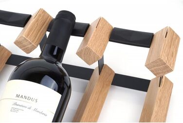 Стильна вітрина для вина RAXI™ Premium на 2 пляшки (дуб)