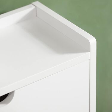 Шафа для взуття SoBuy FSR100-W з 4 дверцятами, 8 полицями, 100x91x19 см, біла