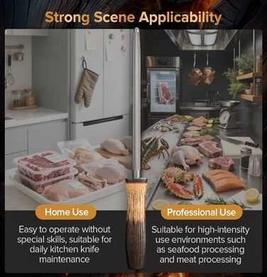 Набір кухонних ножів XINZUO Damaststahl: професійний шеф-ніж, кухонні ножі з дамаської сталі, преміум-якість, ергономічна ручка з білого дуба, серія Mo (заточувач у комплекті)