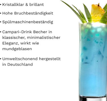 Набір склянок Longdrink Stölzle Lausitz New York Bar (6 шт., 320 мл) – Стильні склянки для коктейлів, води та соків, з кришталевого скла, стійкі до миття в посудомийній машині та ударів