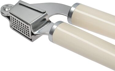 Прес для часнику KitchenAid, нержавіюча сталь, придатна для миття в посудомийній машині, колір: Almond Creme