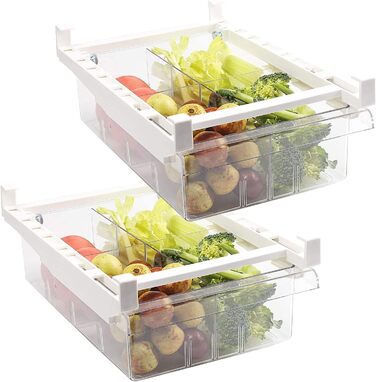 Ящик-холодильник Greentainer з шухлядою та кришкою для їжі (набір з 2 шт.)