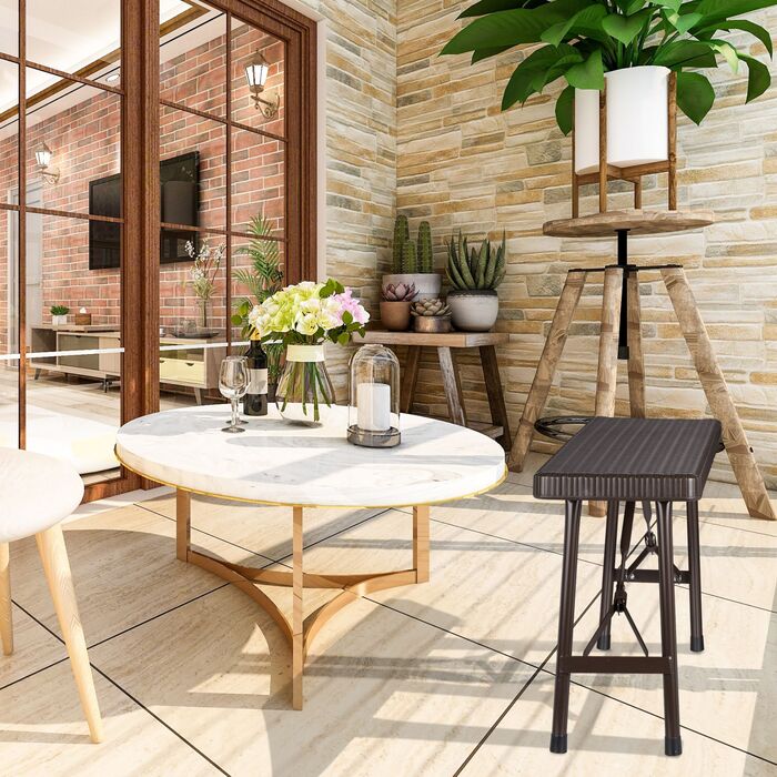 Набір з двох пивних лавок Relaxdays у коричневому кольорі