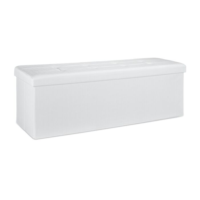 Relaxdays Складана лавка з льону