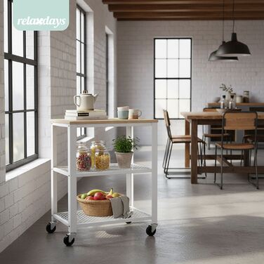 Візок кухонний Relaxdays, 3 ящики