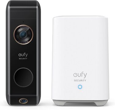 Відеодзвінок Eufy Dual Cam E8213G11, 2K: двокамерний, з Wi-Fi, для дому