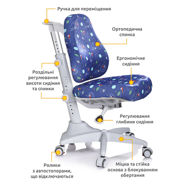 Крісло Mealux Match F gray base (арт.Y-528 F)