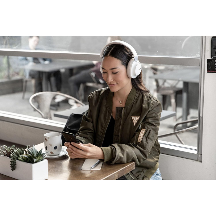 Навушники Shure AONIC 40 з шумозаглушенням Bluetooth, акумулятор 25 год, iPhone/Android, білий