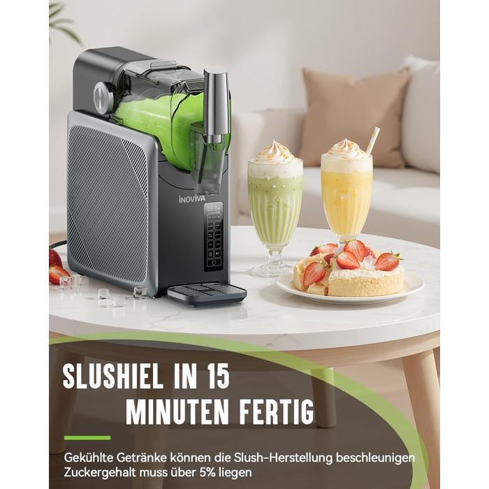 Машина для смузі без льоду, 2L, самоочищення, 5 програм, смузі, маргарита, фраппе, молочний коктейль (S1.2)