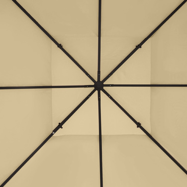 Тент для павільйону 3 x 4 м, водовідштовхувальний, двошаровий, бежевий