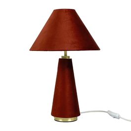 Лампа настільна Relaxdays з абажуром з оксамиту