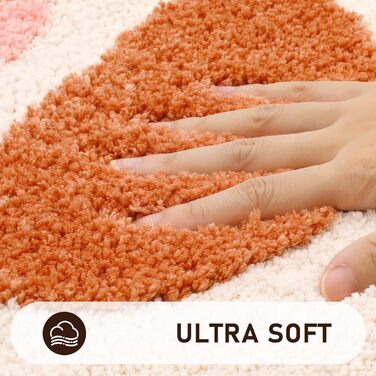 Набір для ванної кімнати Boho від Pauwer, 3 шт: килимок з мікрофібри (антиковзаючий), рушники для душу та унітазу, бежевий, 18'x26' + 18'x48' + U-подібний 20'x24'