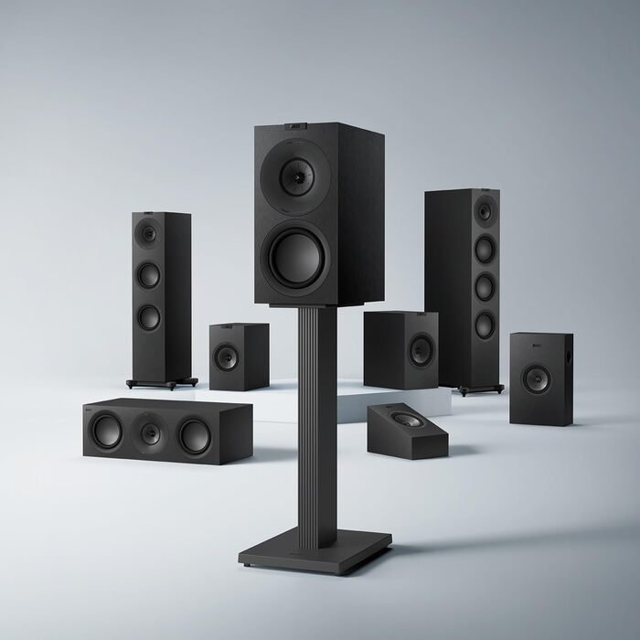 Настінний динамік KEF Q8 Meta Dolby Atmos, 2-смуговий, 13-сантиметровий динамік Uni-Q, сатинований