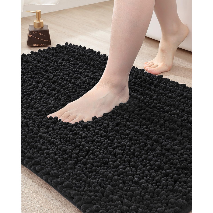 Килимок для ванної кімнати DEXI, м'який, поглинаючий, з бавовняного жакарду, антиковзний, для ванни, душу, аксесуари для ванної кімнати, декор, 50,8 x 81,3 см, оливковий