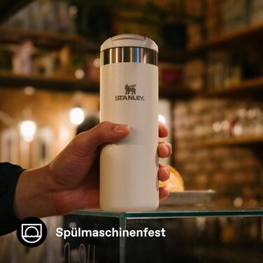 Термокружка Stanley Aerolight Transit 470мл Cream Gloss - Збереження тепла до 6 годин, сумісна з автомобільними тримачами, миється в посудомийній машині
