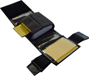 Сумка трекерна наппа шкіряна, всередині ПВХ, із застібкою-липучкою і плоскою пряжкою, адресна кишеня, примітка етикетка Phone Inside, для GPS трекера 5415mm, випускається в чорному і коричневому кольорі (чорний)