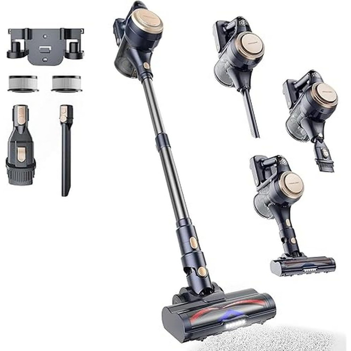 Бездротовий пилосос Proscenic P11 Ultra: потужний, легкий, з акумулятором 50 хв, сенсорний екран, анти-намотування, для дому та авто