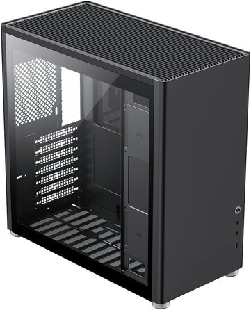 Ігровий корпус GameMax Spark Pro Cube ATX з двома загартованими скляними панелями, USB 3.0, Type-C, чорний