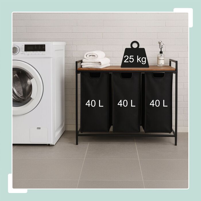 Організатор для білизни Relaxdays з 3 відділеннями та полицею