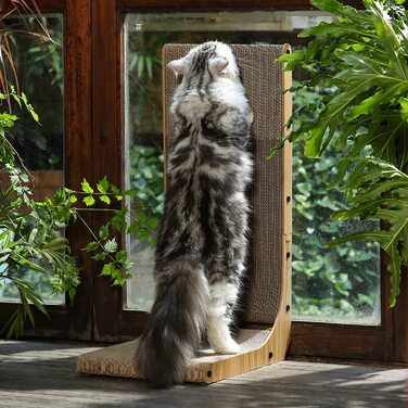 Дошка для дряпання котів FUKUMARU 68 см L-подібна