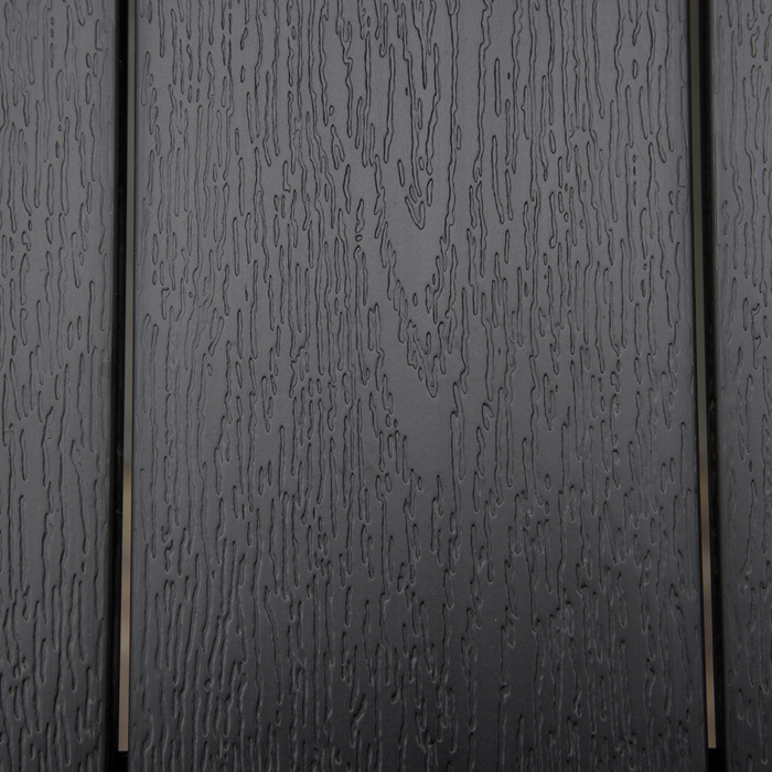 Обідній стіл для 6 осіб: легкий алюмінієвий стіл для саду, меблі для відпочинку, простий у догляді, пластиковий, чорного кольору, розміром 140 x 90 x 74 см.