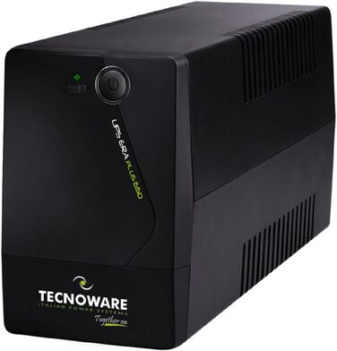 Tecnoware Mini UPS ERA Plus DC: ДБЖ для WiFi/Відеоспостереження, Powerbank 5200mAh, захист від стрибків напруги та відключень до 240 хв (PC/MODEM/VIDEO)