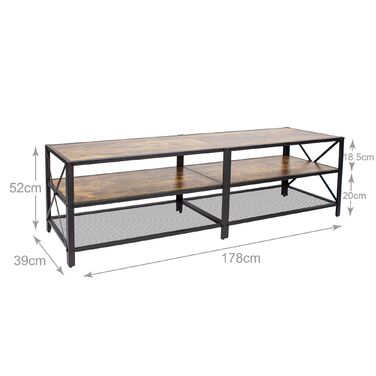 Тумба під телевізор Relaxdays з 4 відділеннями